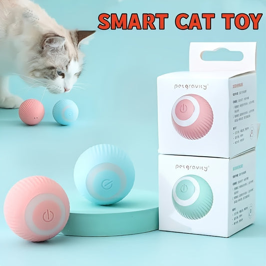 1pc Smart Cat Toy Automatic Rolling Ball Electric Interactive Training Self-Moving