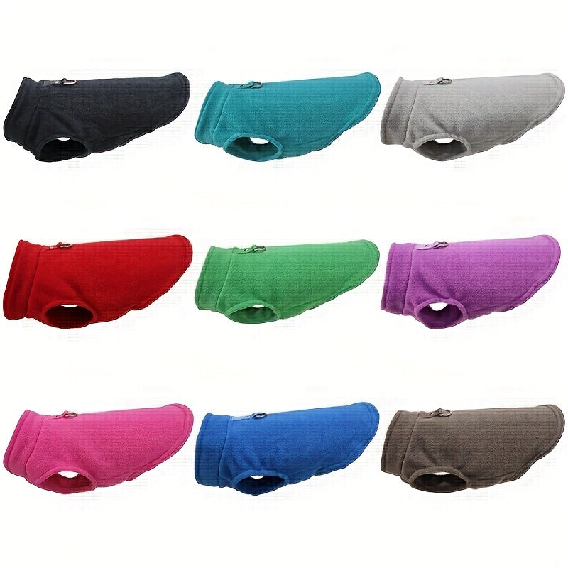 Cozy Winter Fleece Dog Jacket For French Bulldogs And Small Dogs - Warm And Comfortable Pet Clothing