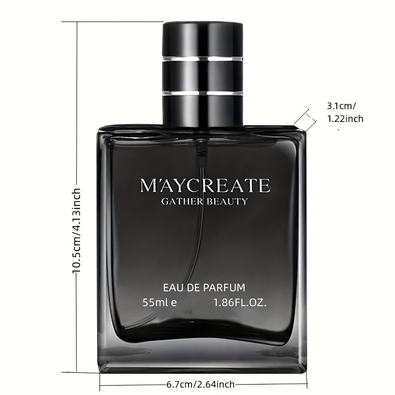 Men's Cologne Perfume, Durable Eau De Parfum Fresh Romantic Gentleman Perfume 55ml, 1.86 FL.OZ Father's Day Gift