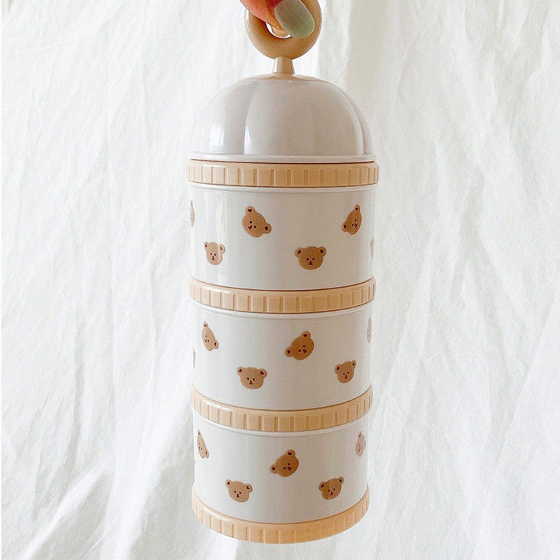 Baby Portable Milk Powder Box, Children's Sealed Moisture-proof Dispenser, Baby Rice Flour Storage Container