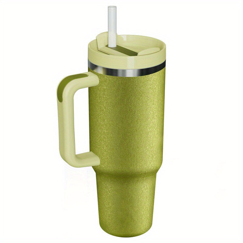 Sakura Train 40 OZ Fantasy series Stainless Steel Vacuum Insulated Tumbler with Handle and Straw Lid, Tumblers, Travel Mug for Water, Iced Tea or Coffee, Smoothie and More, BPA Free, Best Gift For Men And Women Birthday, Moth