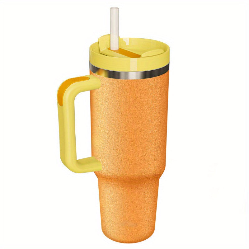 Sakura Train 40 OZ Fantasy series Stainless Steel Vacuum Insulated Tumbler with Handle and Straw Lid, Tumblers, Travel Mug for Water, Iced Tea or Coffee, Smoothie and More, BPA Free, Best Gift For Men And Women Birthday, Moth