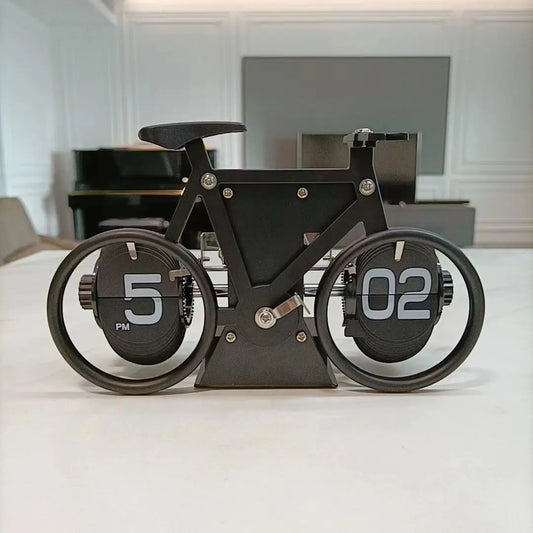 European Creative Home Clocks Retro Living Room Motorcycle Ornaments Creative Metal Craft Wrought Iron Clocks