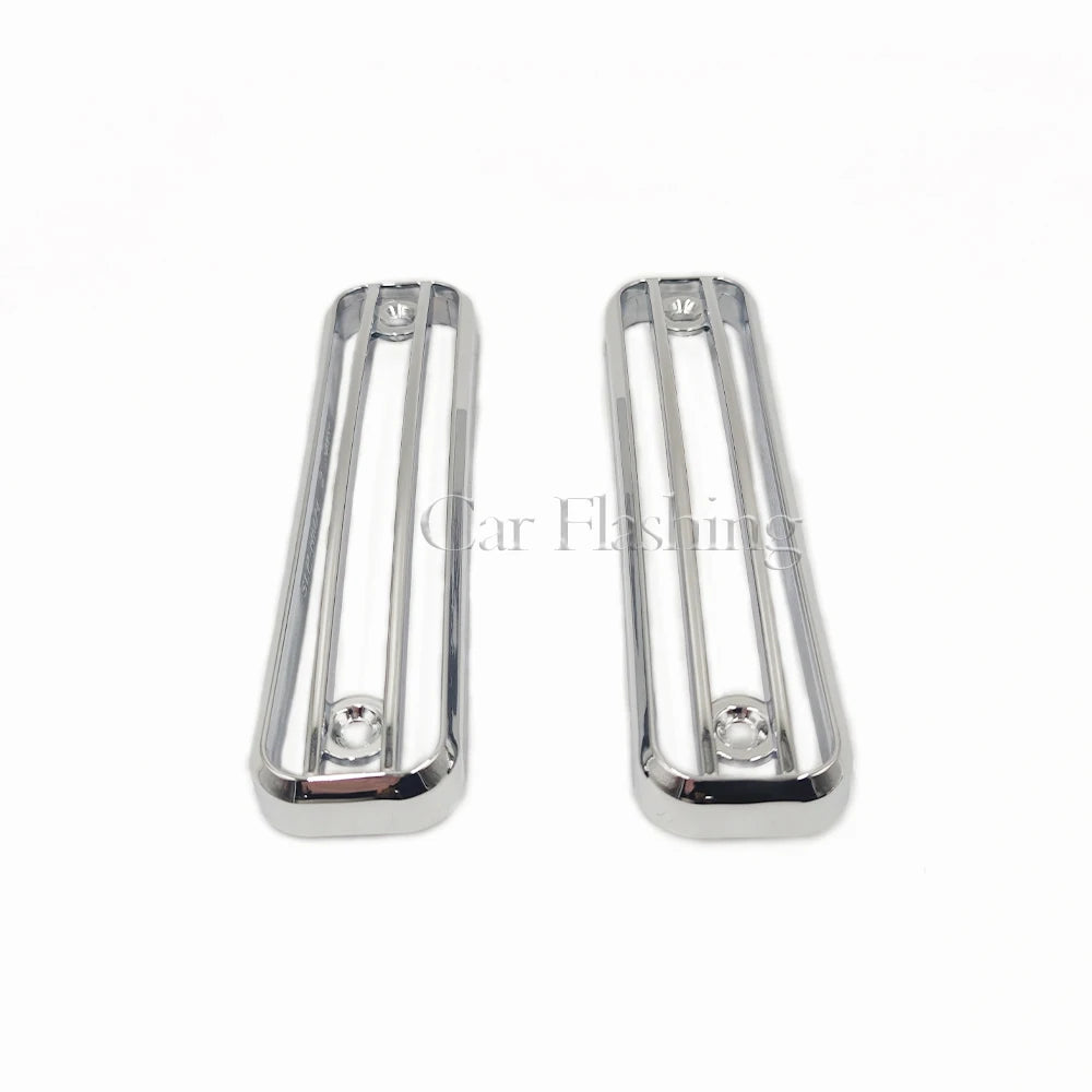 Side Marker Light Trim Guard Trim Protector for HUMMER H2 SUV SUT 2003-2009 4 PCS Chrome Cover Frame Cab Marker Lights