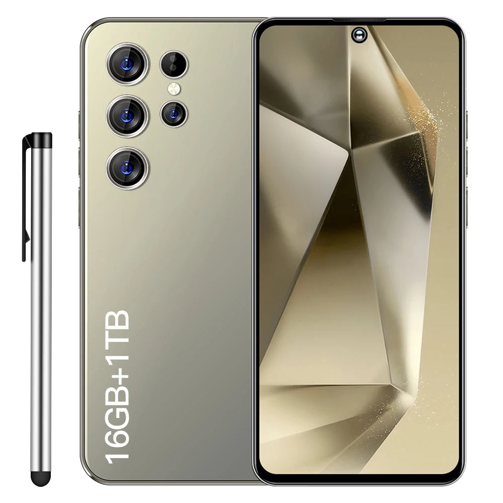 2024 Latest Android 13 AI Smartphone S24ultra Mobile Phone With Stylus Pen 7.3inch Big Screen Mviles 5g Telefono Inteligente