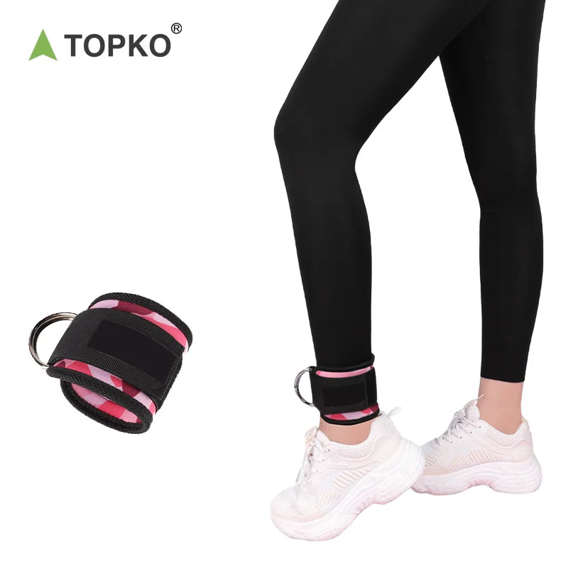 TOPKO in Stock Pull Rope Accessories Leg Muscle Trainer Hip Training Leg Leggings Elasticity Ankle Strap
