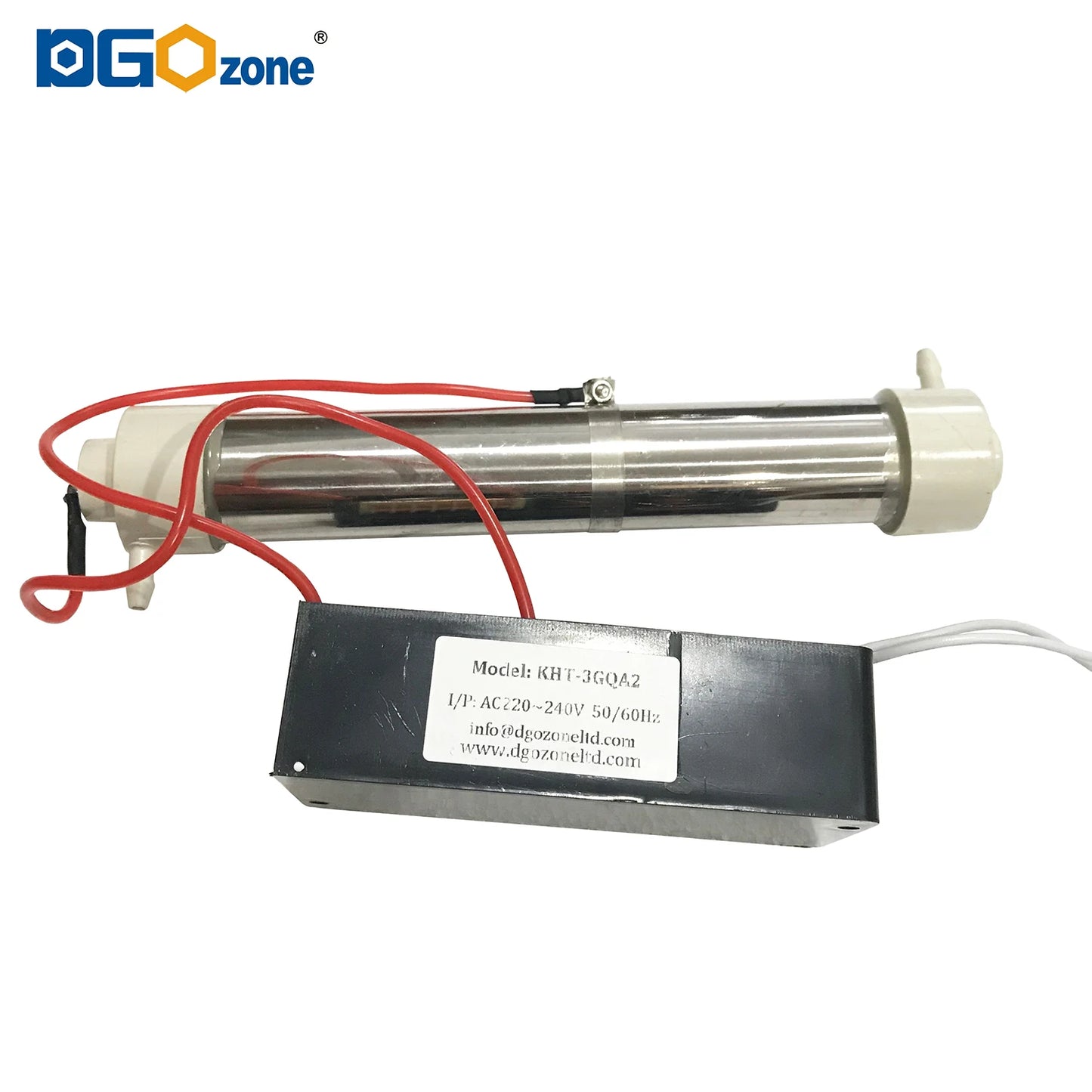 DGOzone Quartz Glass Ozonator Tube 3000 mg Ozonizer Sterilizers 3 g Ozone Generator System