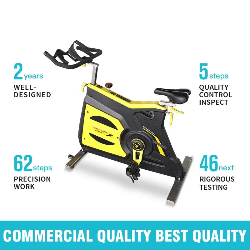 Wholesale High Quality Bodybuilding Gym Fitness Equipment Home Indoor Exercise Bike With Height Adjustment