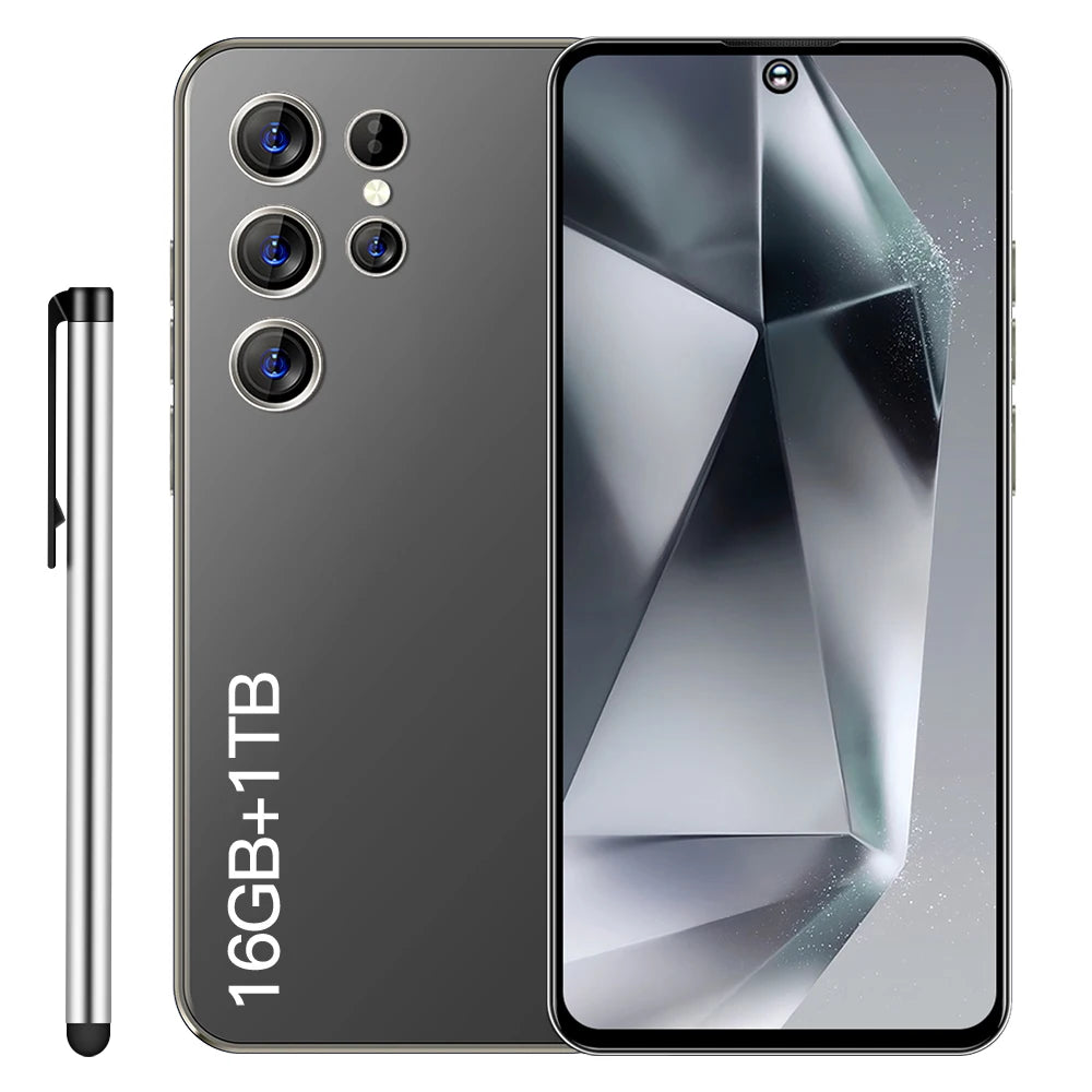 2024 Latest Android 13 AI Smartphone S24ultra Mobile Phone With Stylus Pen 7.3inch Big Screen Mviles 5g Telefono Inteligente