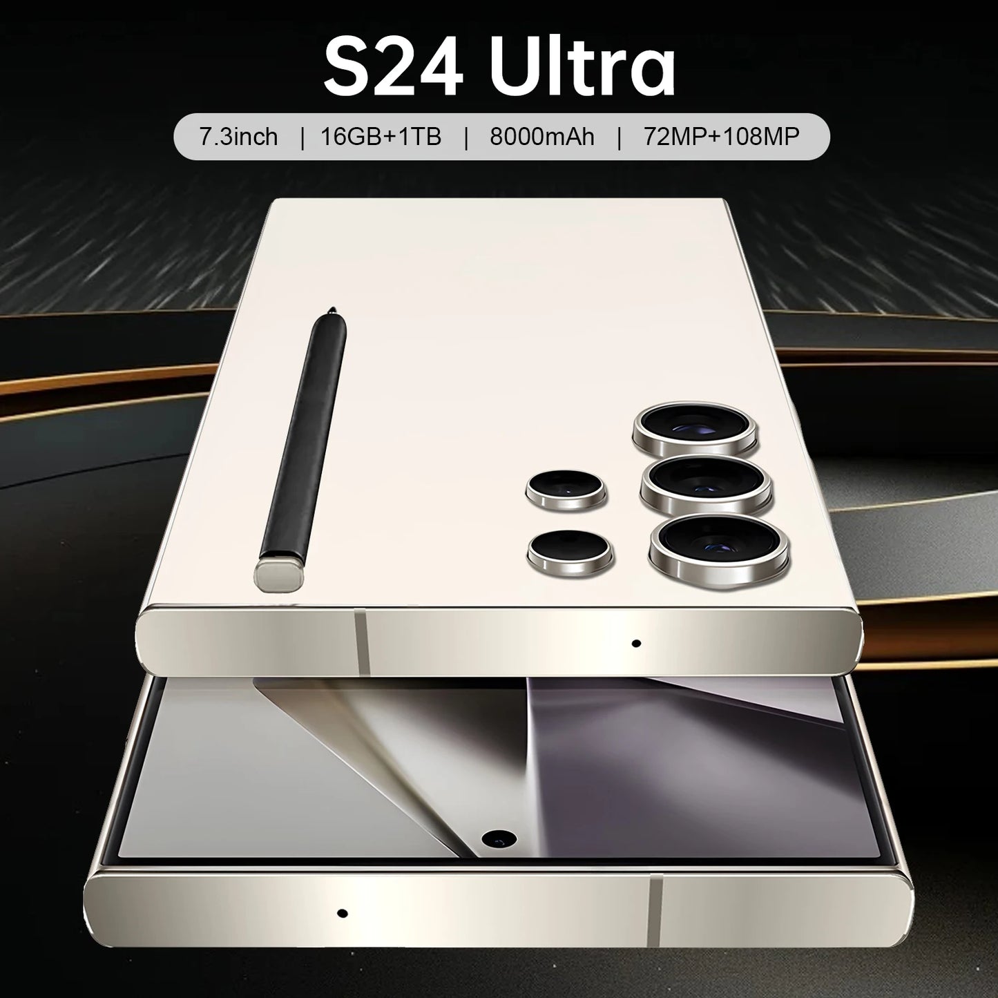 S24 Ultra 5G 12GB+256GB 7.3 120Hz Dual Sim 108MP Rear Great for Video Editing New Used Condition Smart Cell Phone Supports CDMA