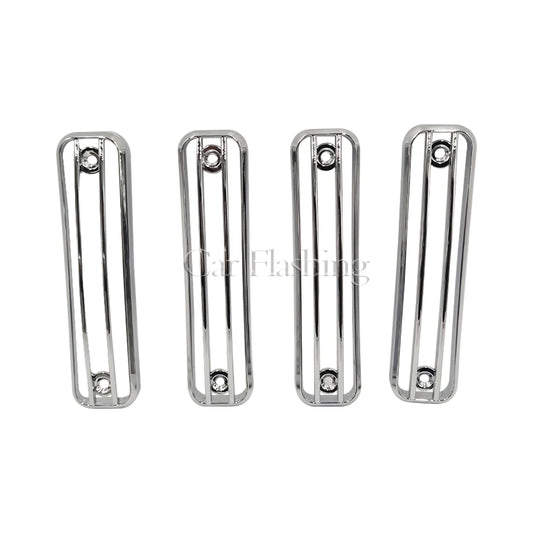 Side Marker Light Trim Guard Trim Protector for HUMMER H2 SUV SUT 2003-2009 4 PCS Chrome Cover Frame Cab Marker Lights