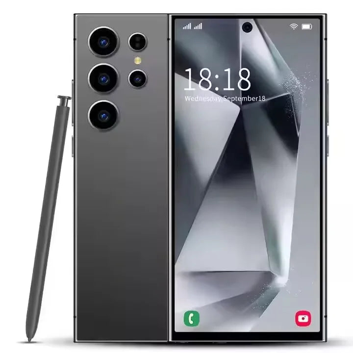 2024 Latest Android 13 AI Smartphone S24ultra Mobile Phone With Stylus Pen 7.3inch Big Screen Mviles 5g Telefono Inteligente