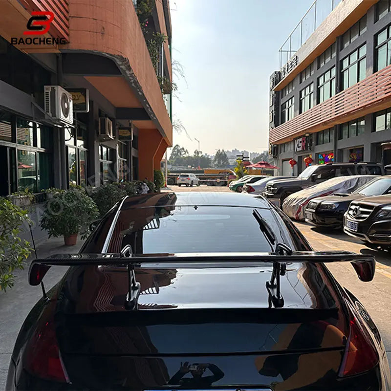 For Nissan 350Z 370Z Z33 Z34 High Quality Carbon Fiber Rear GT Spoiler Trunk Wing Lip Car Styling Body Kit