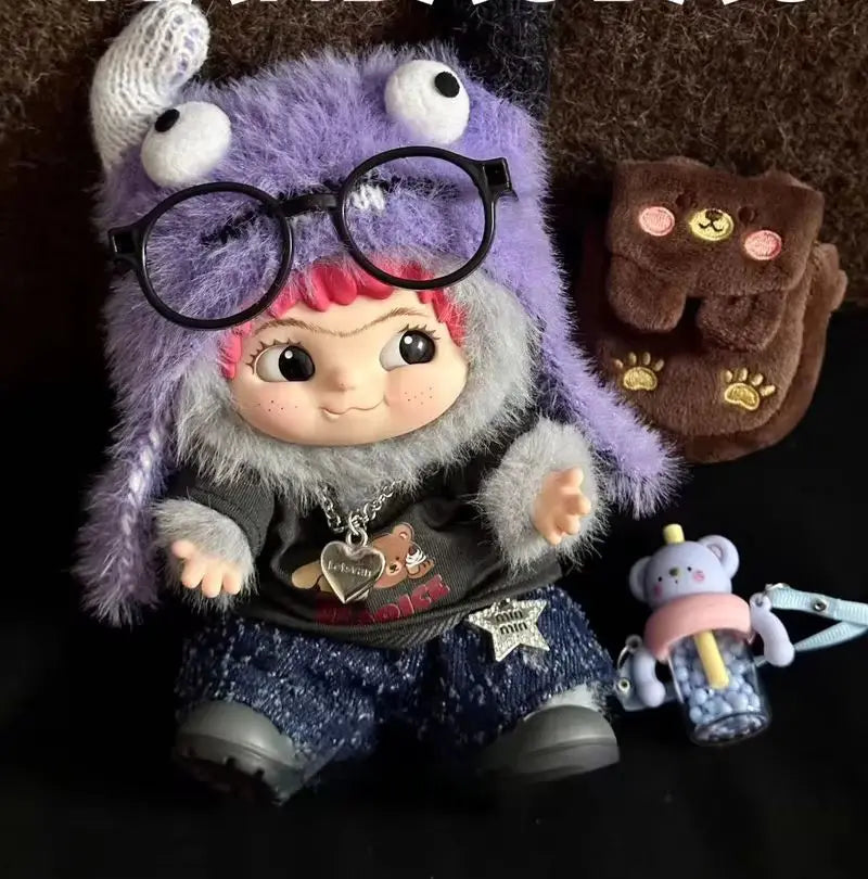 Only Clothes 20cm Doll Clothes Cotton Doll Blind Box Plush Doll Clothing Wow Cool Wakuku Doll Clothes Multiple Styles Set