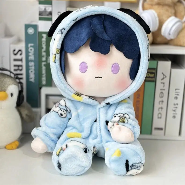 40cm Cotton Sitting Dolls' Clothes Non-attribute Doll Clothes Accessories Cute Jumpsuit Cartoon Dress-up Plush Toy Children Gift