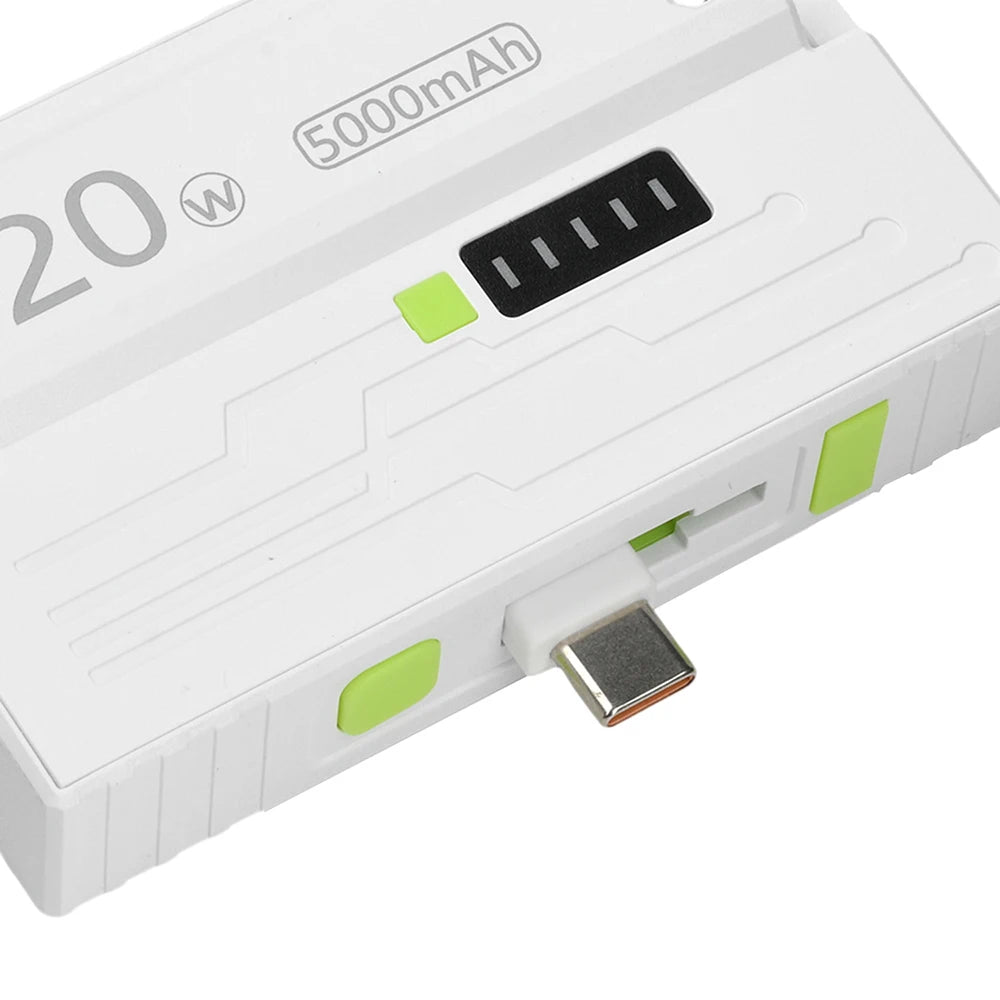 1*21700 Battery Box DIY Kit Battery Charger Case DIY Power Bank Box 20W Fast Charging For Phone Charging Not Including Batteries