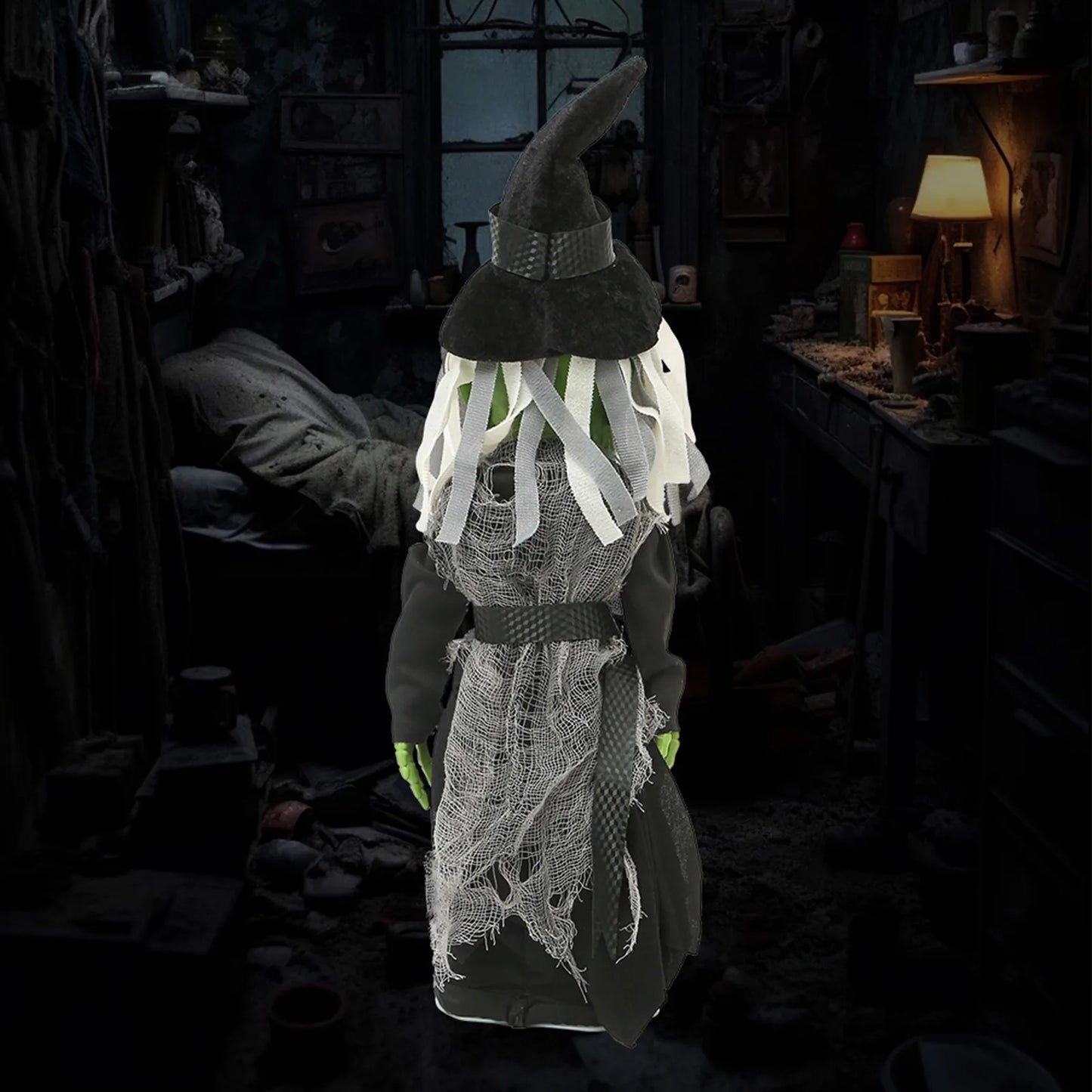 Halloween Horror Witch Ornaments Witch Horror Party Haunted House Room Atmosphere Layout Props Halloween Hanging Decor, Gift