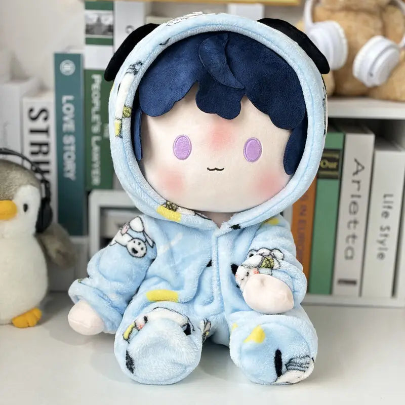 40cm Cotton Sitting Dolls' Clothes Non-attribute Doll Clothes Accessories Cute Jumpsuit Cartoon Dress-up Plush Toy Children Gift