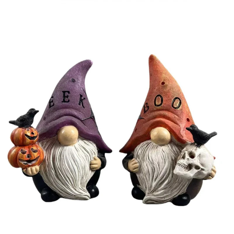Halloween Decor Conjure Atmosphere Resin Art Miniature Sculpture Decoration Holiday Party Home Decoration Home Aesthetic