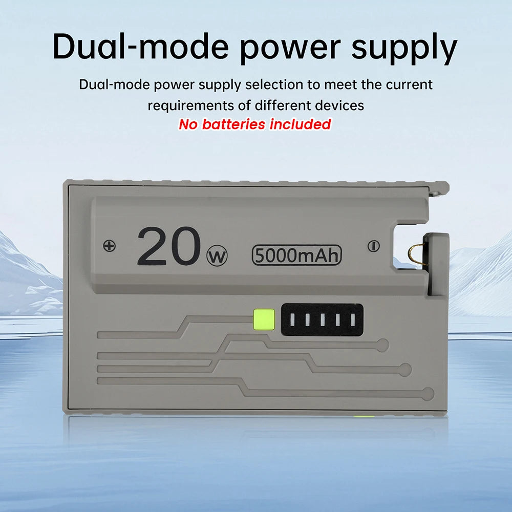 1*21700 Battery Box DIY Kit Battery Charger Case DIY Power Bank Box 20W Fast Charging For Phone Charging Not Including Batteries