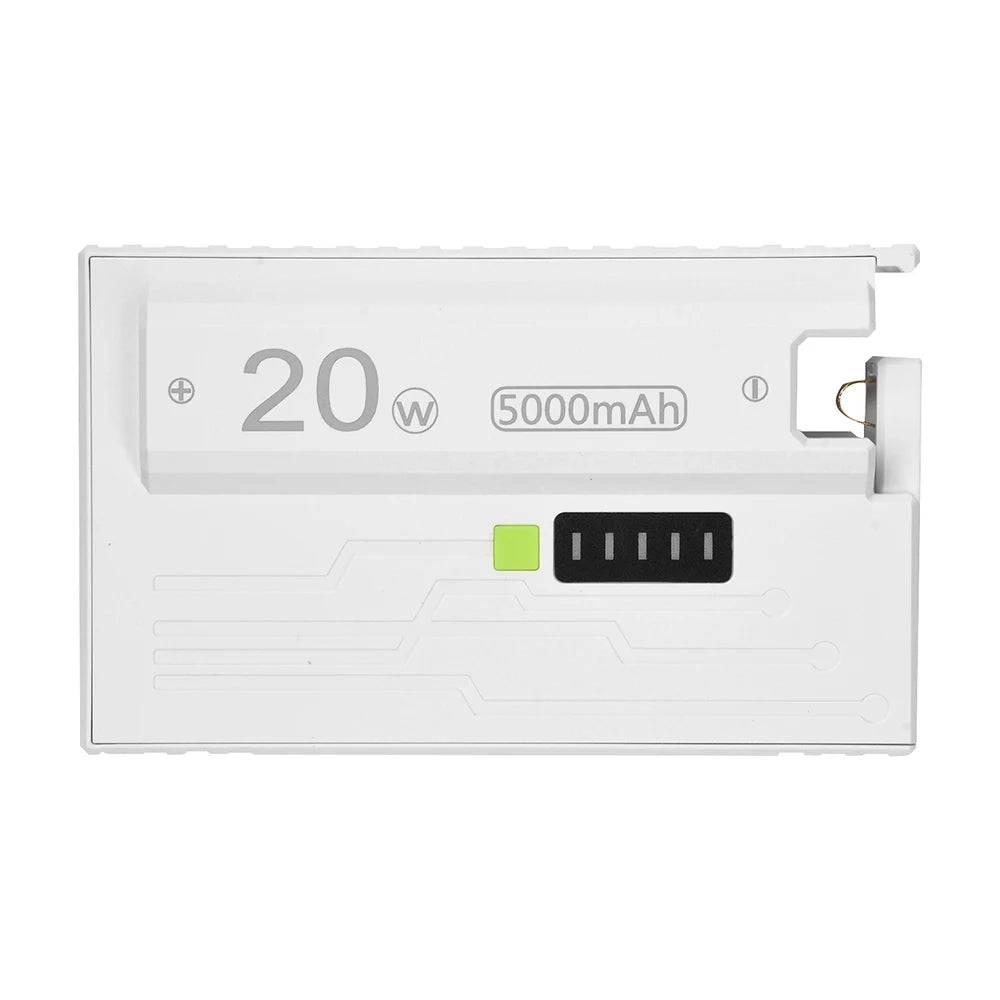1*21700 Battery Box DIY Kit Battery Charger Case DIY Power Bank Box 20W Fast Charging For Phone Charging Not Including Batteries