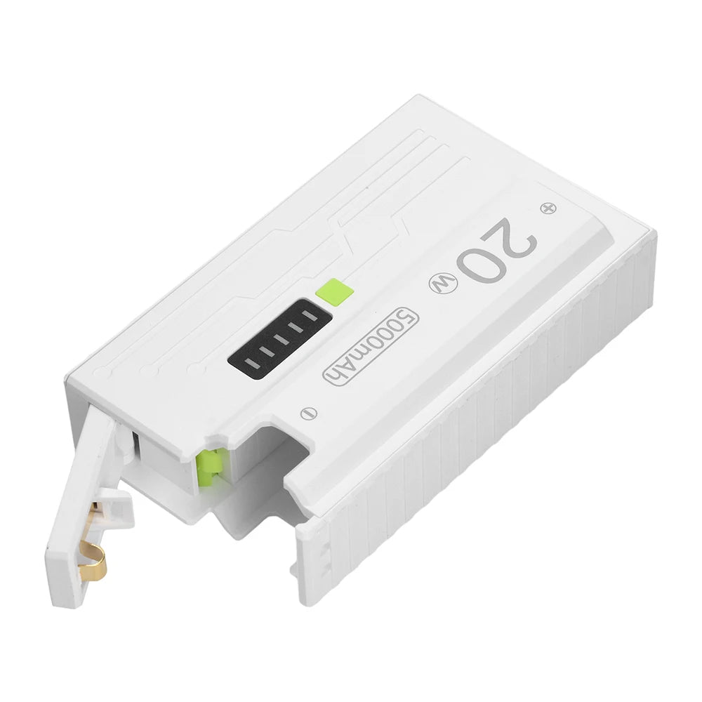 1*21700 Battery Box DIY Kit Battery Charger Case DIY Power Bank Box 20W Fast Charging For Phone Charging Not Including Batteries