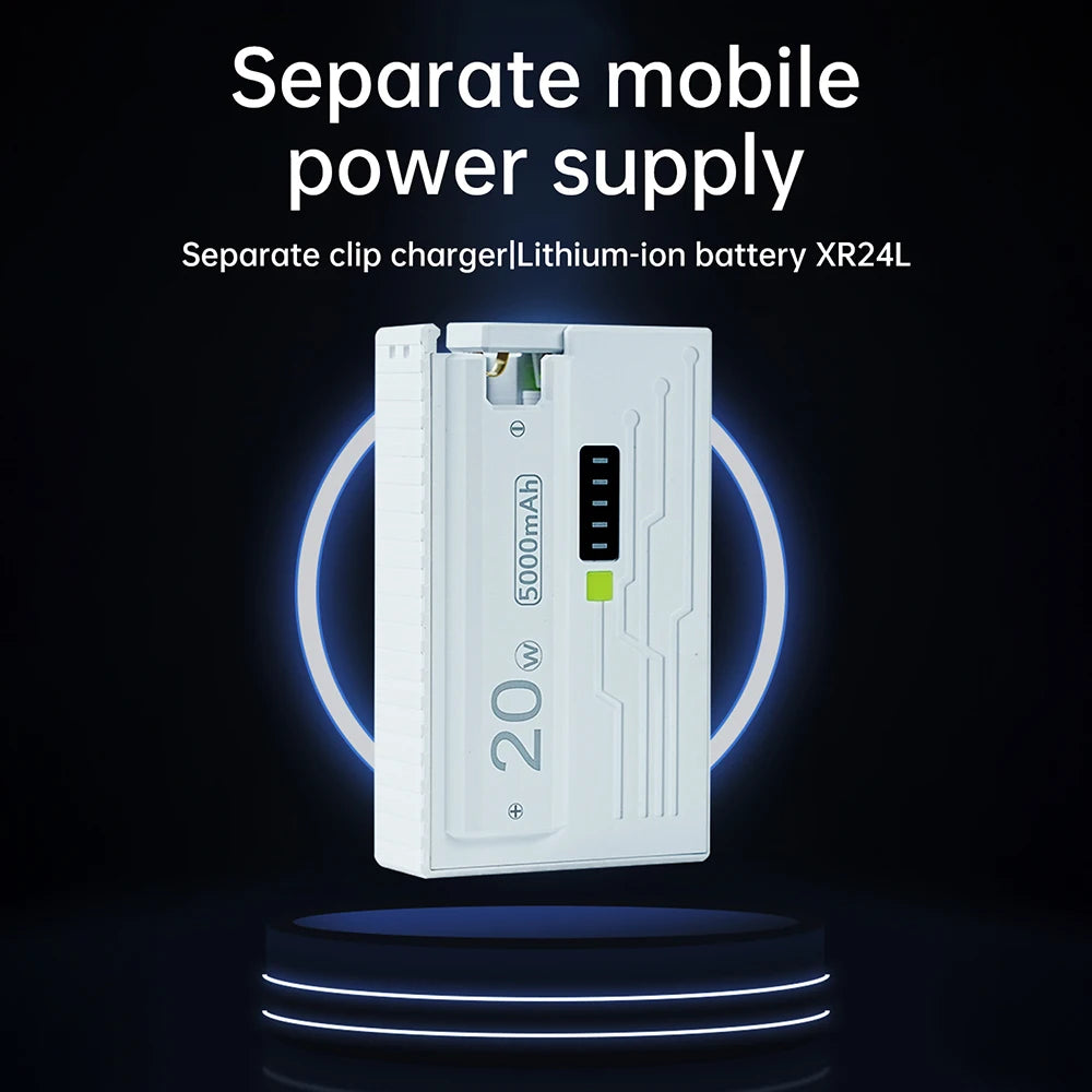 1*21700 Battery Box DIY Kit Battery Charger Case DIY Power Bank Box 20W Fast Charging For Phone Charging Not Including Batteries