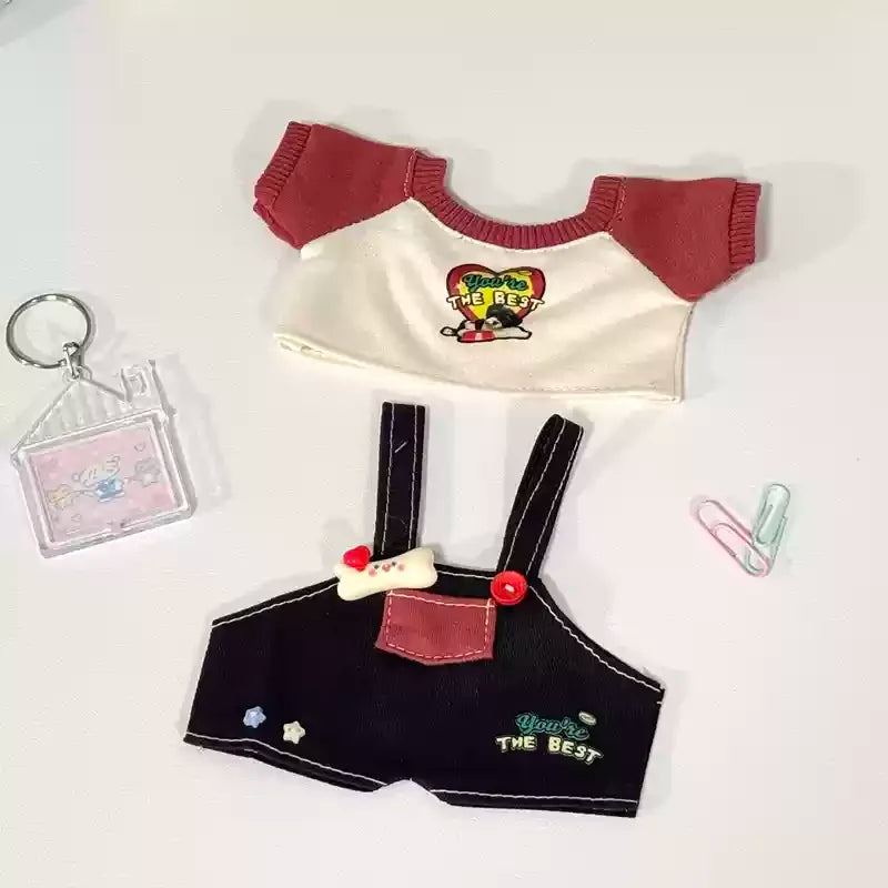 Only Clothes 20cm Doll Clothes Cotton Doll Blind Box Plush Doll Clothing Wow Cool Wakuku Doll Clothes Multiple Styles Set