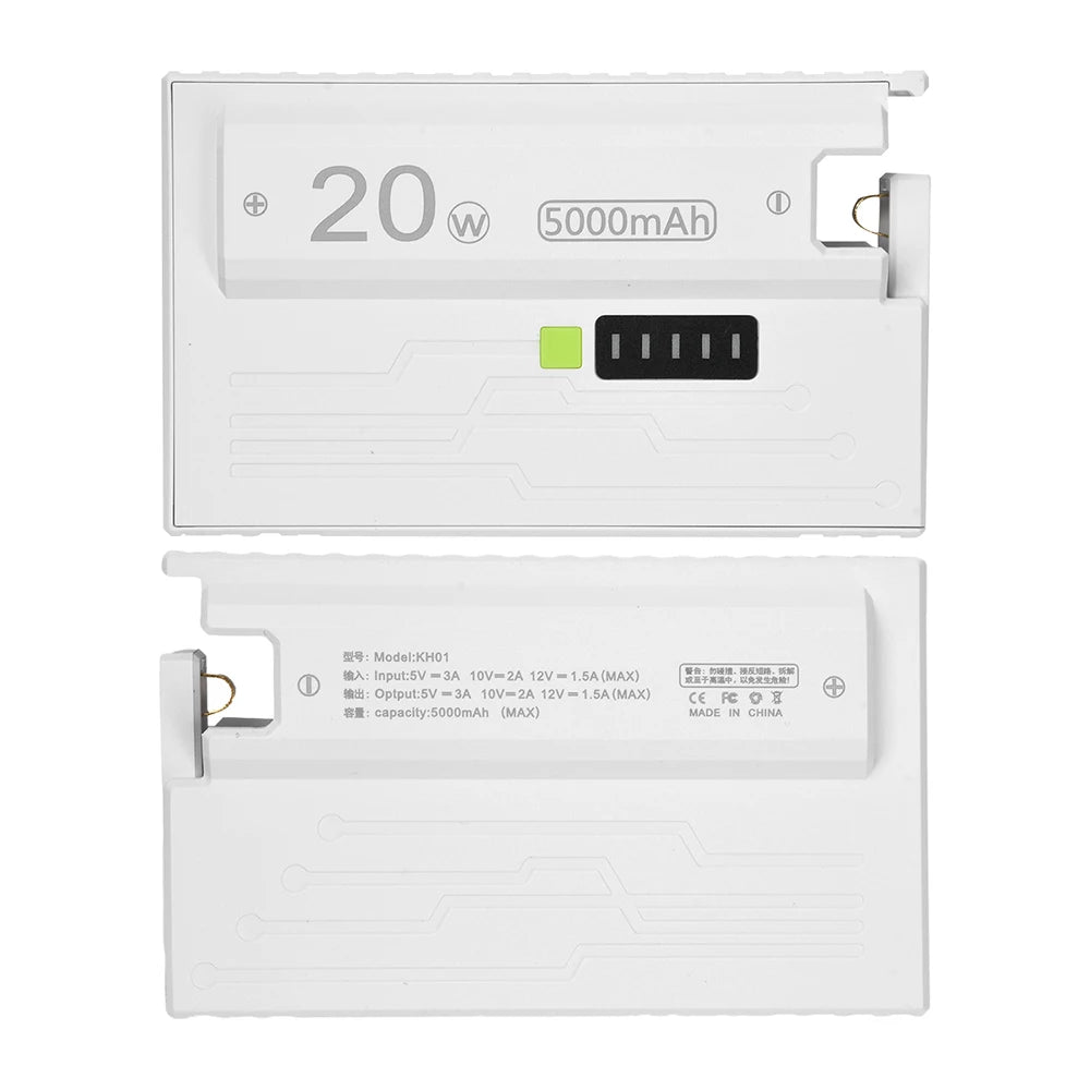 1*21700 Battery Box DIY Kit Battery Charger Case DIY Power Bank Box 20W Fast Charging For Phone Charging Not Including Batteries