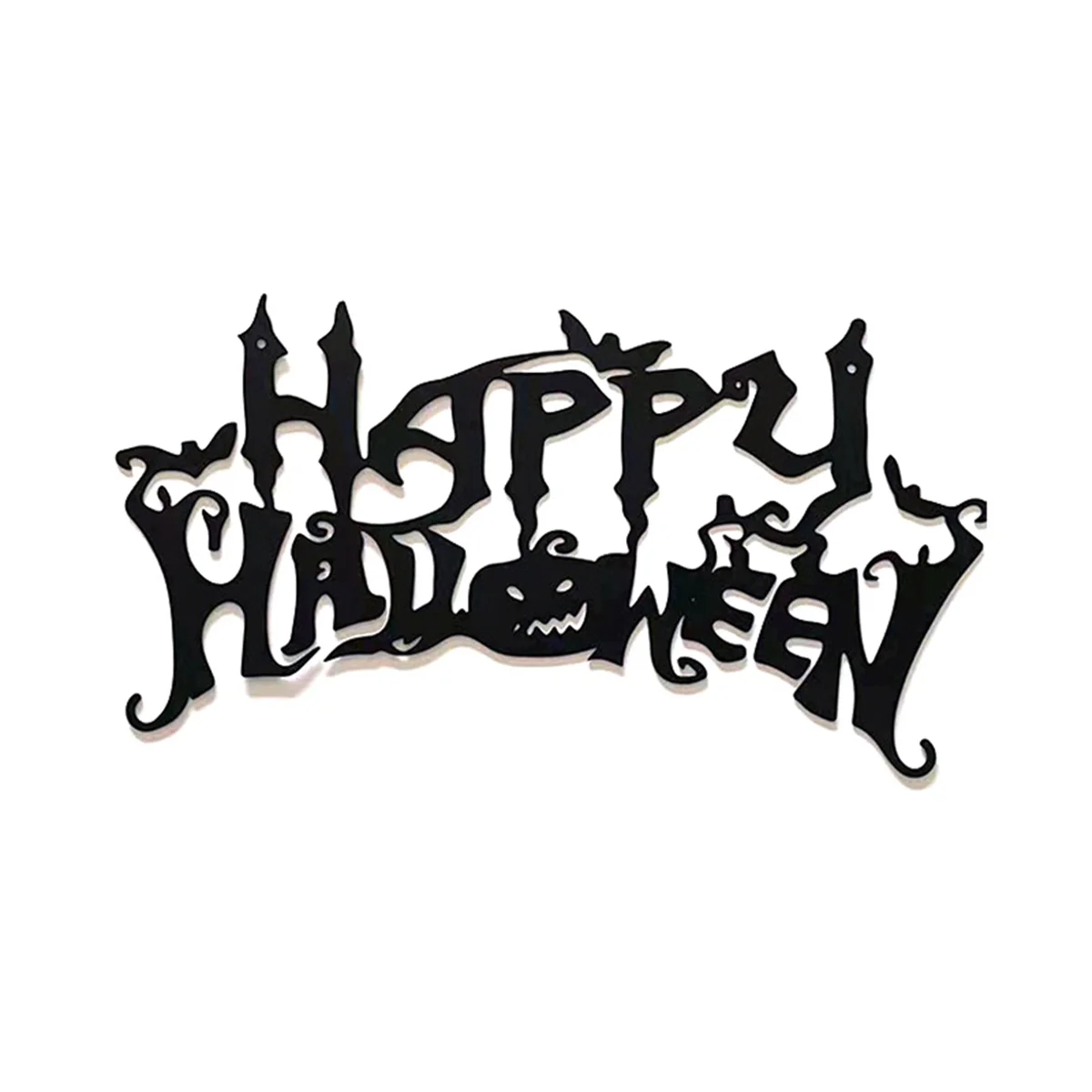 Halloween Theme Decor, Wall Art Decorations, Indoor Livingroom Black Classic Room Decor Wall Decor Metal Wall Hanging