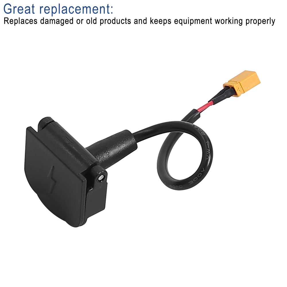 Charging Port for Kugoo Kukirin G2 Max Electric Scooter Charging interface component Socket Plug Connecting Accessories