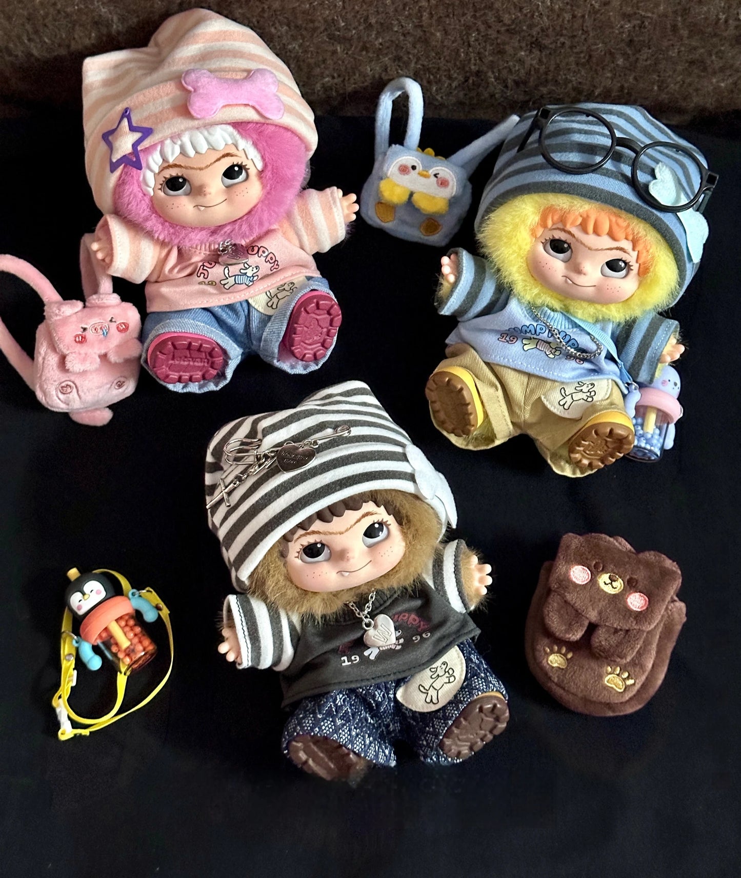 Only Clothes 20cm Doll Clothes Cotton Doll Blind Box Plush Doll Clothing Wow Cool Wakuku Doll Clothes Multiple Styles Set