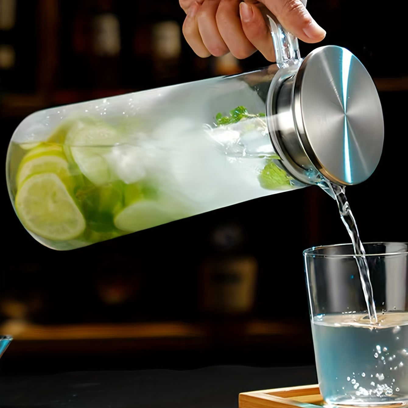 1pc Beverage Ice Bucket Large Capacity Water Bottle