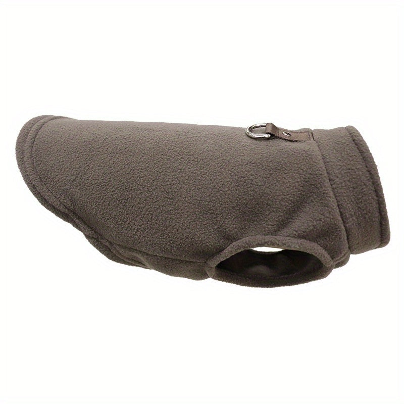 Cozy Winter Fleece Dog Jacket For French Bulldogs And Small Dogs - Warm And Comfortable Pet Clothing