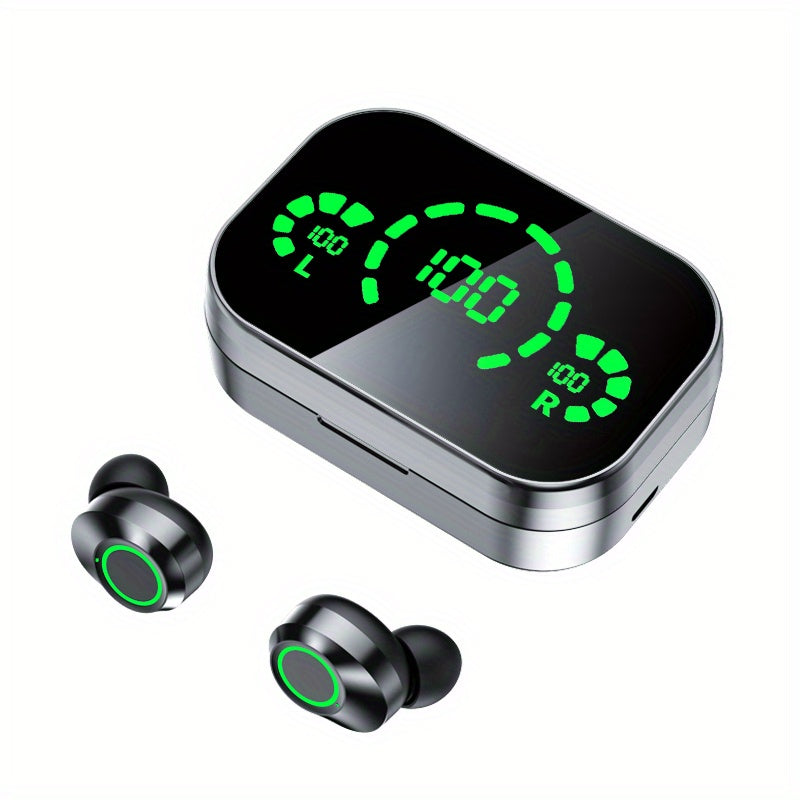 TWS Wireless 13.46 Cm-ear Earbuds Waterproof Headset Battery Display Earphone Power Supply Box Earpiece Stereo Headphone For Xiaomi Earbuds For Iphone Phone Headphones