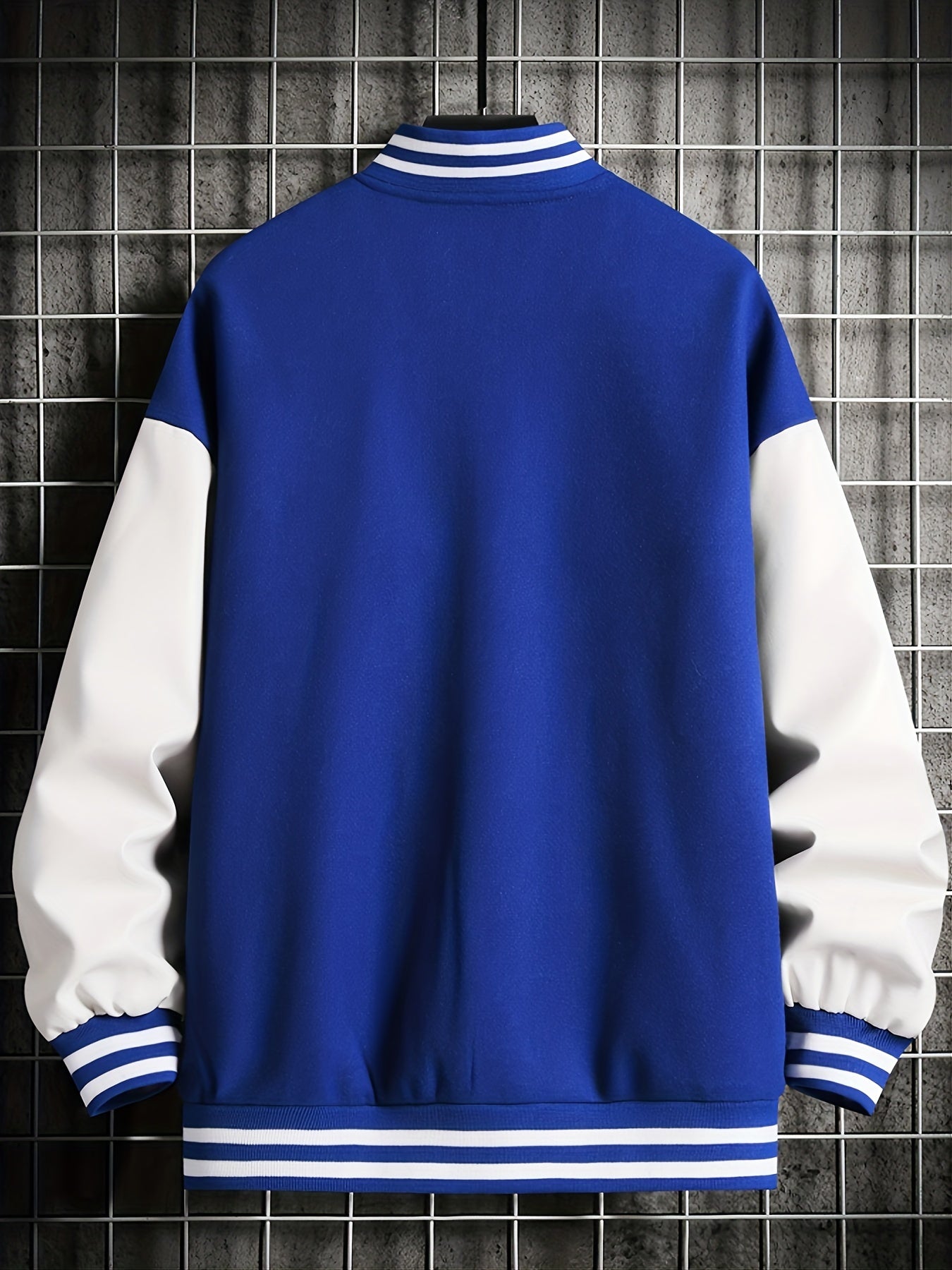 Men'S Loose-Fitting Casual Warm Baseball Jacket in Nine Colors for Spring, Autumn, And Winter. Features Exquisite Towel Embroidery And Letter Embroidery, Suitable for Both Men And Women, Effortlessly Showcasing Personality An