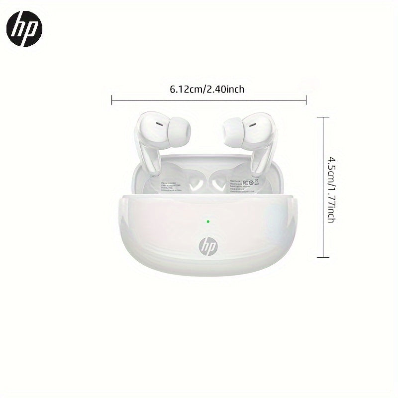 TrueComfort Wireless Earbuds - Advanced ENC Noise Cancellation, Sweat-Resistant, Comfortable Fit, Built-in Microphone, Crystal-Clear Sound, Universal Compatibility for iPhone and Android - Perfect for Workout, Travel, and Dai