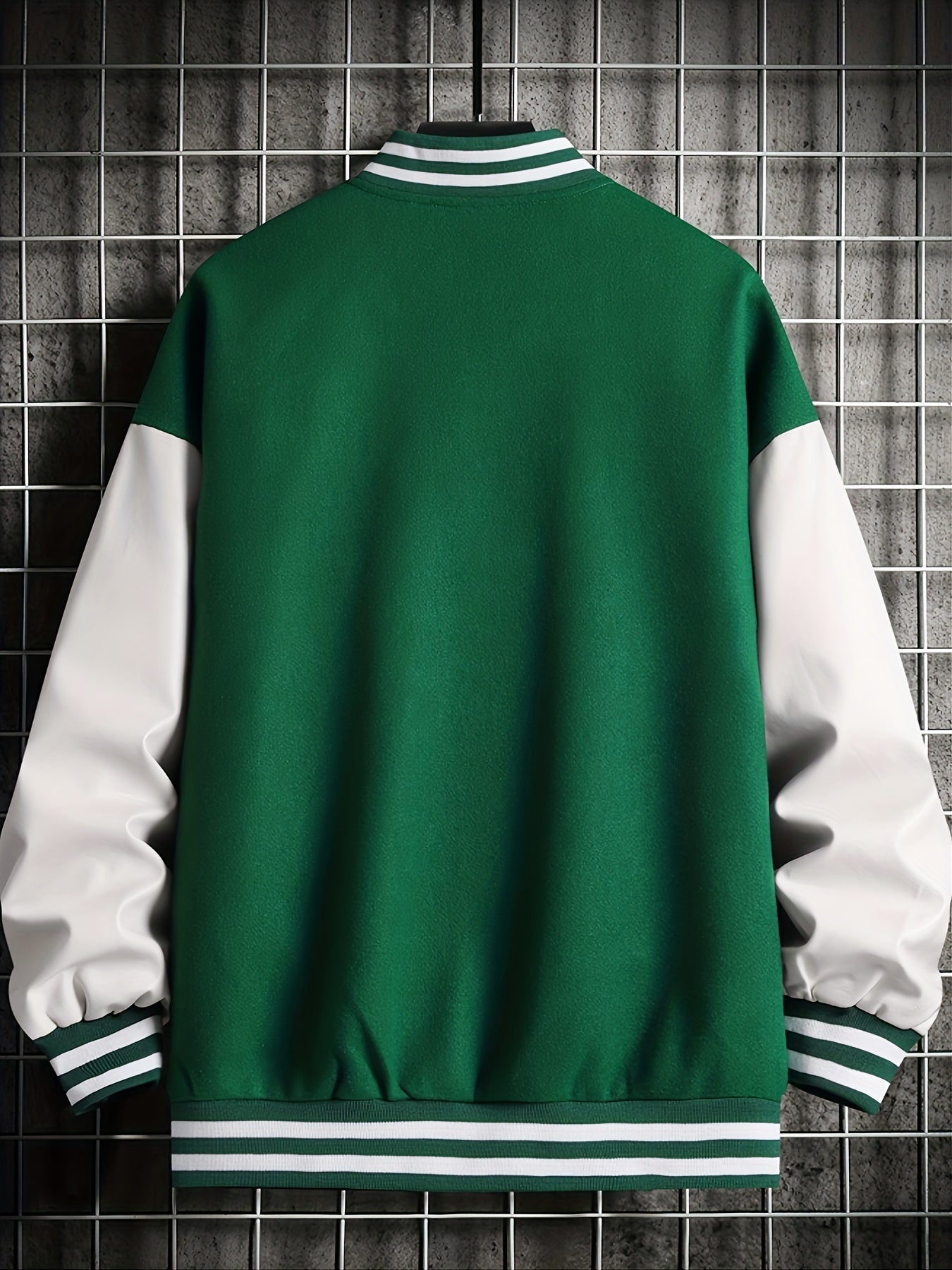 Men'S Loose-Fitting Casual Warm Baseball Jacket in Nine Colors for Spring, Autumn, And Winter. Features Exquisite Towel Embroidery And Letter Embroidery, Suitable for Both Men And Women, Effortlessly Showcasing Personality An