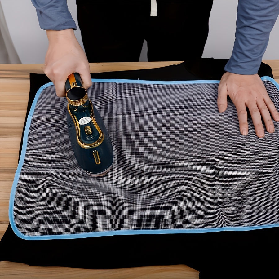 1pc Ironing protective cloth, Heat Resistant Ironing Pad - Protect Clothes and Ironing Board with Mesh Cloth Steam Ironing Pad