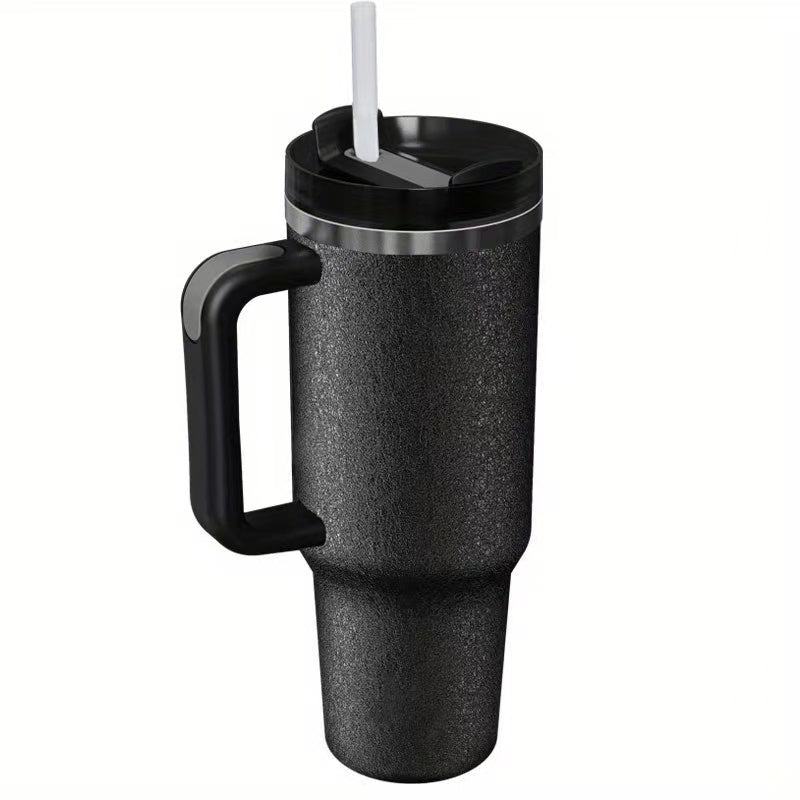 Sakura Train 40 OZ Fantasy series Stainless Steel Vacuum Insulated Tumbler with Handle and Straw Lid, Tumblers, Travel Mug for Water, Iced Tea or Coffee, Smoothie and More, BPA Free, Best Gift For Men And Women Birthday, Moth