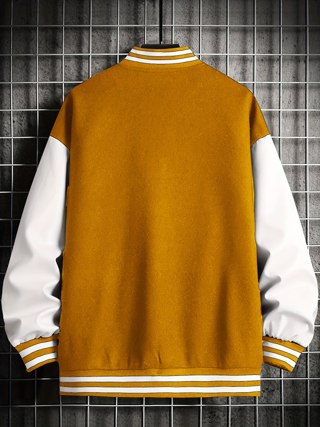 Men'S Loose-Fitting Casual Warm Baseball Jacket in Nine Colors for Spring, Autumn, And Winter. Features Exquisite Towel Embroidery And Letter Embroidery, Suitable for Both Men And Women, Effortlessly Showcasing Personality An