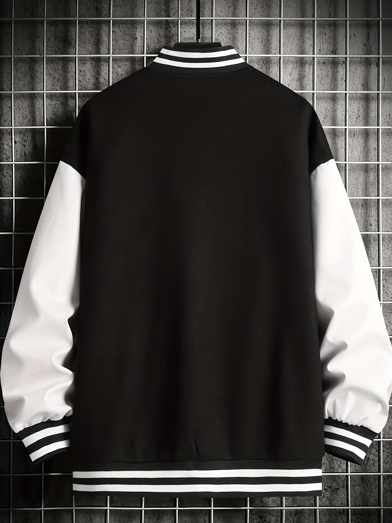 Men'S Loose-Fitting Casual Warm Baseball Jacket in Nine Colors for Spring, Autumn, And Winter. Features Exquisite Towel Embroidery And Letter Embroidery, Suitable for Both Men And Women, Effortlessly Showcasing Personality An