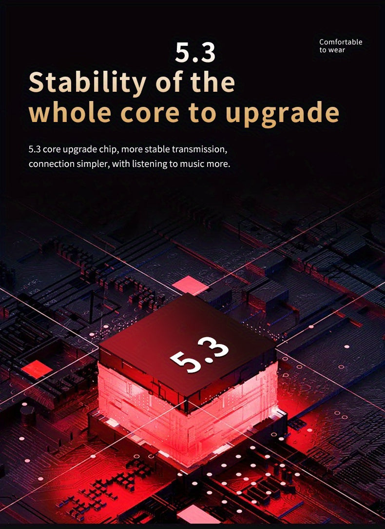 TWS Wireless 13.46 Cm-ear Earbuds Waterproof Headset Battery Display Earphone Power Supply Box Earpiece Stereo Headphone For Xiaomi Earbuds For Iphone Phone Headphones