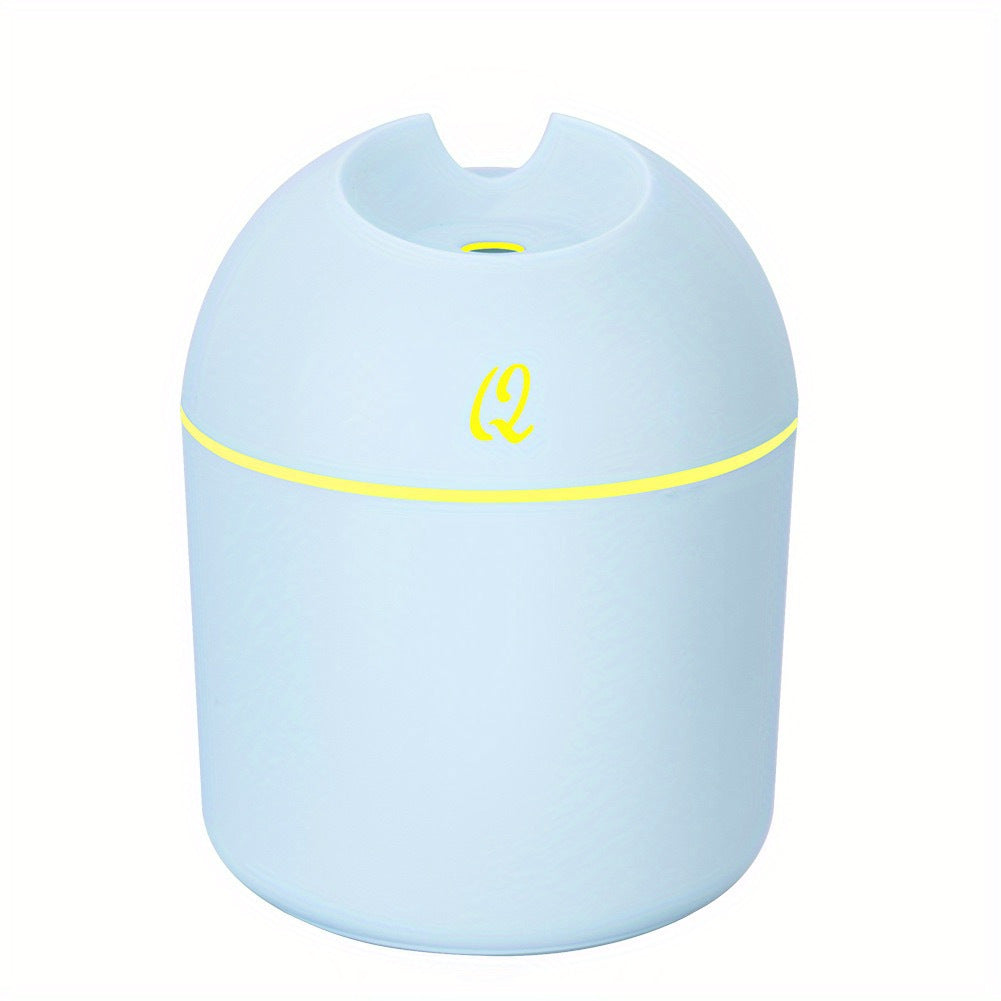 Mini Humidifier - Cool Mist Aroma Diffuser for Car, Office, Bedroom - 220mL Capacity - 2 Mist Modes - Quiet Operation Christmas Gift