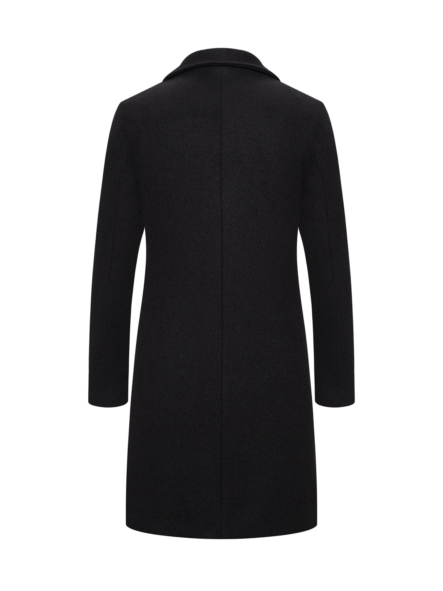 New Men's Mid-length Single Breasted Trench Coat Jacket