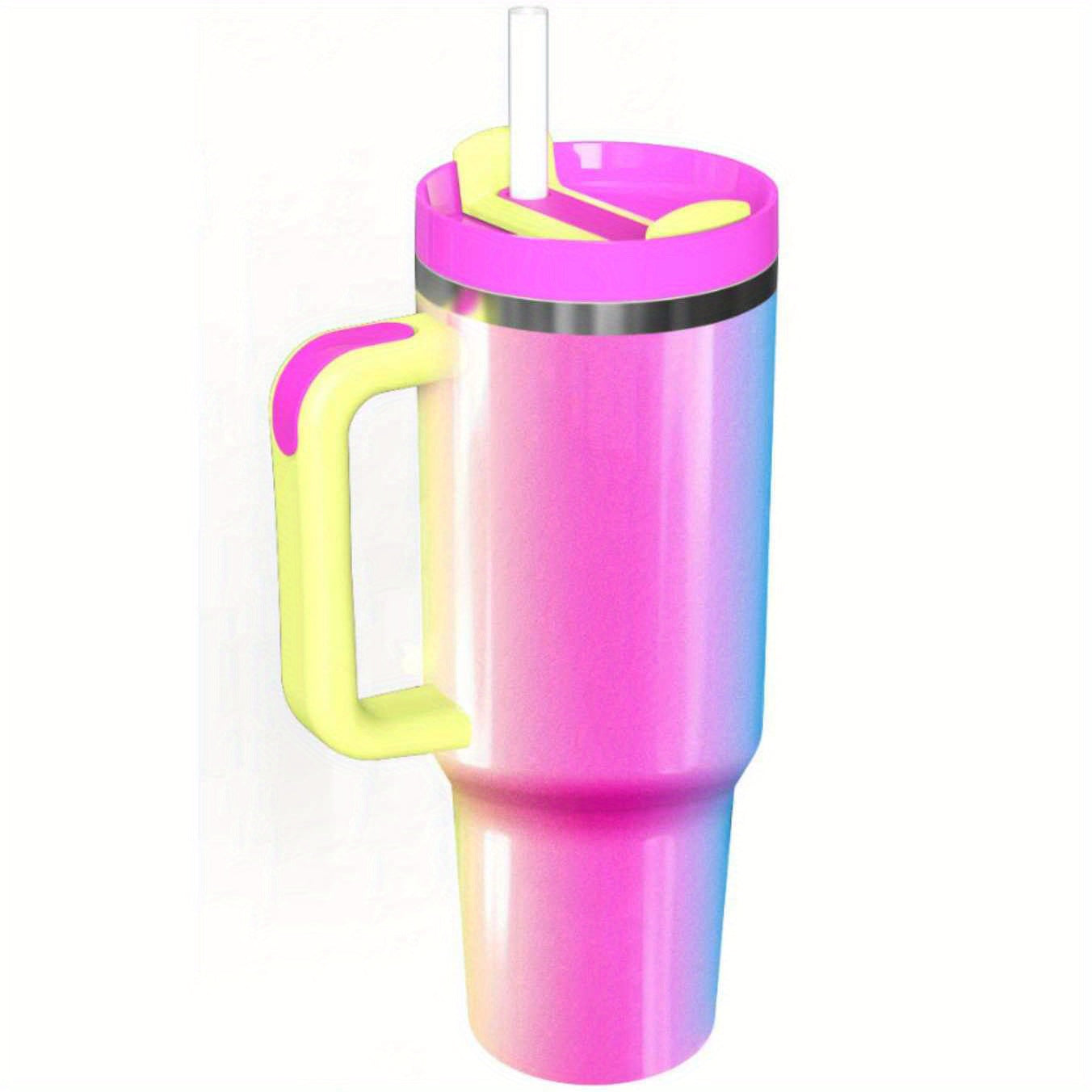 Sakura Train 40 OZ Fantasy series Stainless Steel Vacuum Insulated Tumbler with Handle and Straw Lid, Tumblers, Travel Mug for Water, Iced Tea or Coffee, Smoothie and More, BPA Free, Best Gift For Men And Women Birthday, Moth
