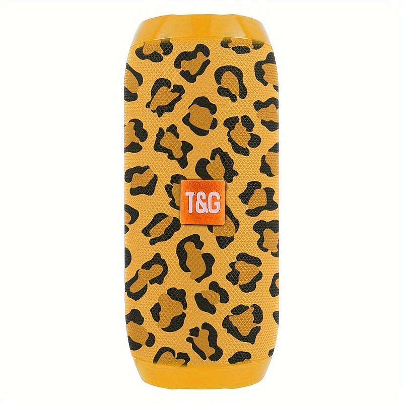 TG117 Portable Wireless Stereo Speaker System - Twin Speaker TWS Technology, Built-in Mic for Hands-Free Calls, FM Radio, TF Card & USB Playback - Perfect for Travel, Outdoor Adventures, and Indoor Entertainment