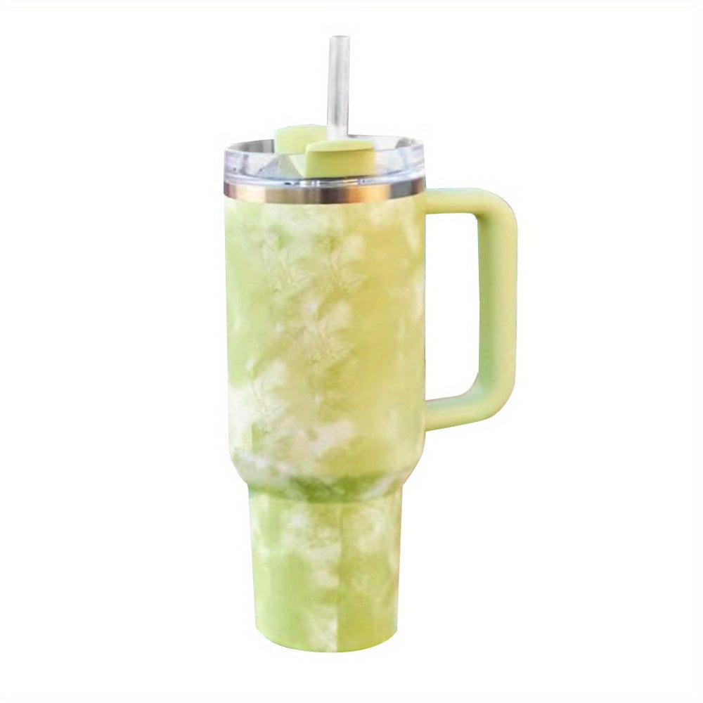 Sakura Train 40 OZ Fantasy series Stainless Steel Vacuum Insulated Tumbler with Handle and Straw Lid, Tumblers, Travel Mug for Water, Iced Tea or Coffee, Smoothie and More, BPA Free, Best Gift For Men And Women Birthday, Moth