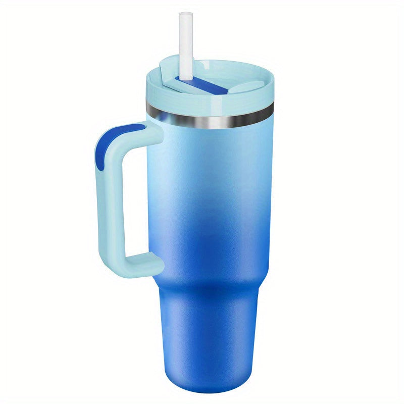 Sakura Train 40 OZ Fantasy series Stainless Steel Vacuum Insulated Tumbler with Handle and Straw Lid, Tumblers, Travel Mug for Water, Iced Tea or Coffee, Smoothie and More, BPA Free, Best Gift For Men And Women Birthday, Moth