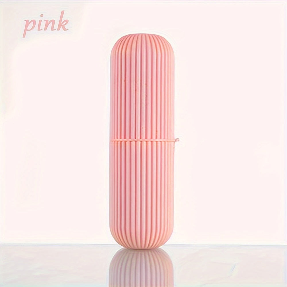 Household Travel Mouthwash Cup Toothbrush Cup Makeup Brush Storage Box Travel Wash Cup Portable Couple Toothbrush Toothpaste Storage Box Simple Toothbrush Mouthwash Cup Toothjar Set Rope Color Random travel must have